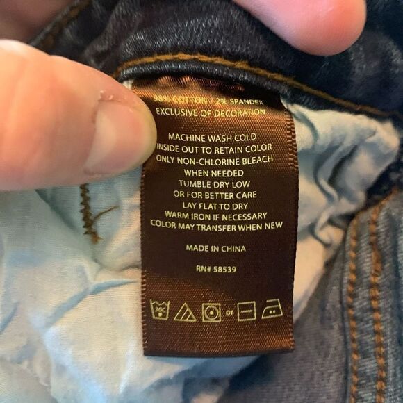 Kut from the Kloth embroidered Katy boyfriend relaxed jeans - Picture 4 of 6